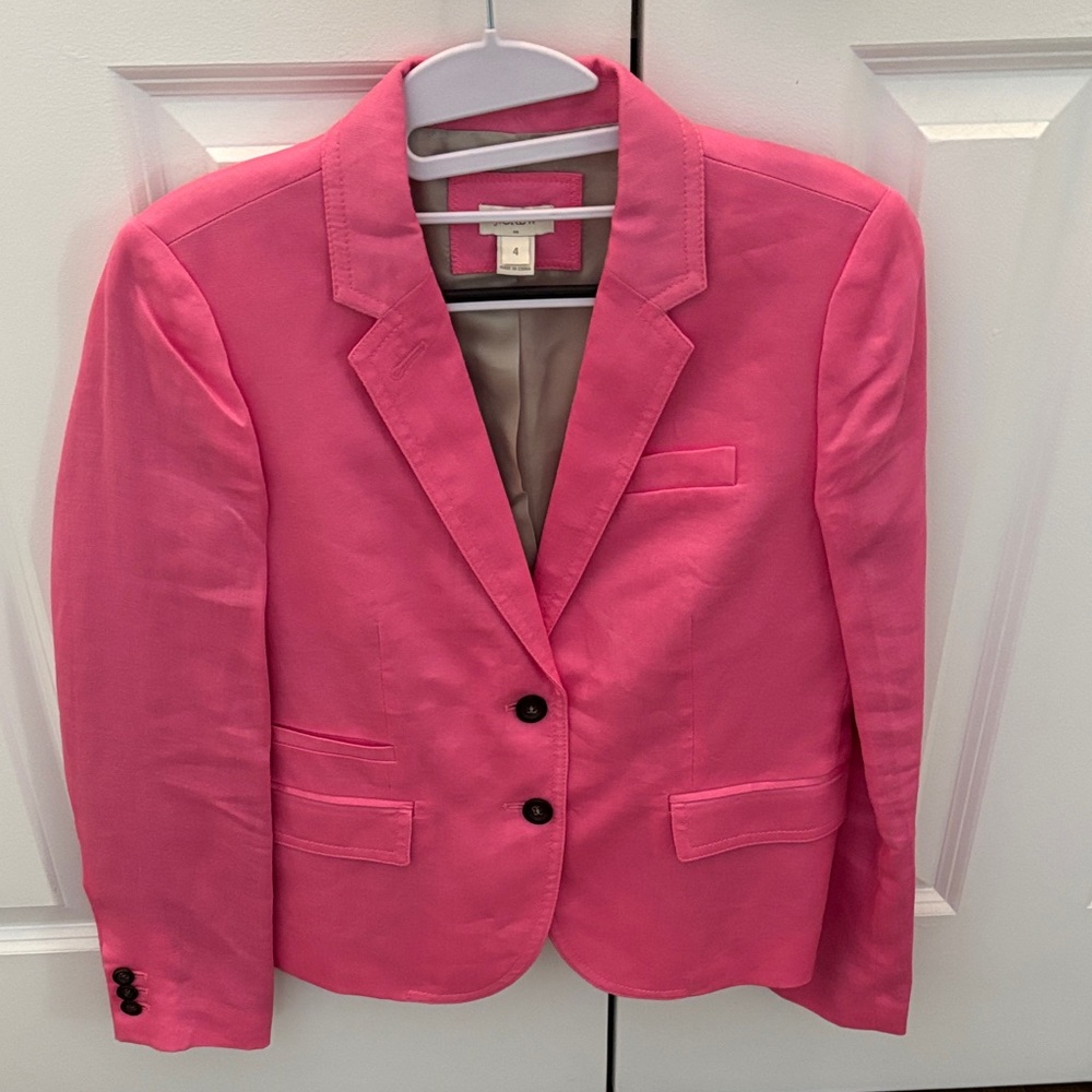 J. Crew Vibrant Pink Blazer for Women